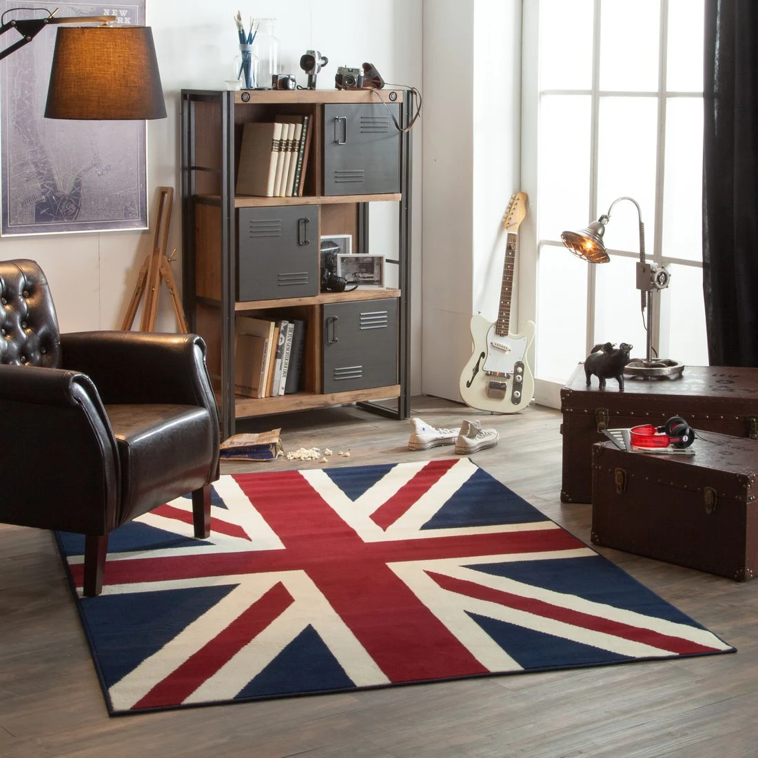 Hanse Home Teppich Union Jack - 140 x 200 cm 2 Hanse Home Teppich Union Jack - 140 x 200 cm – Bild 2
