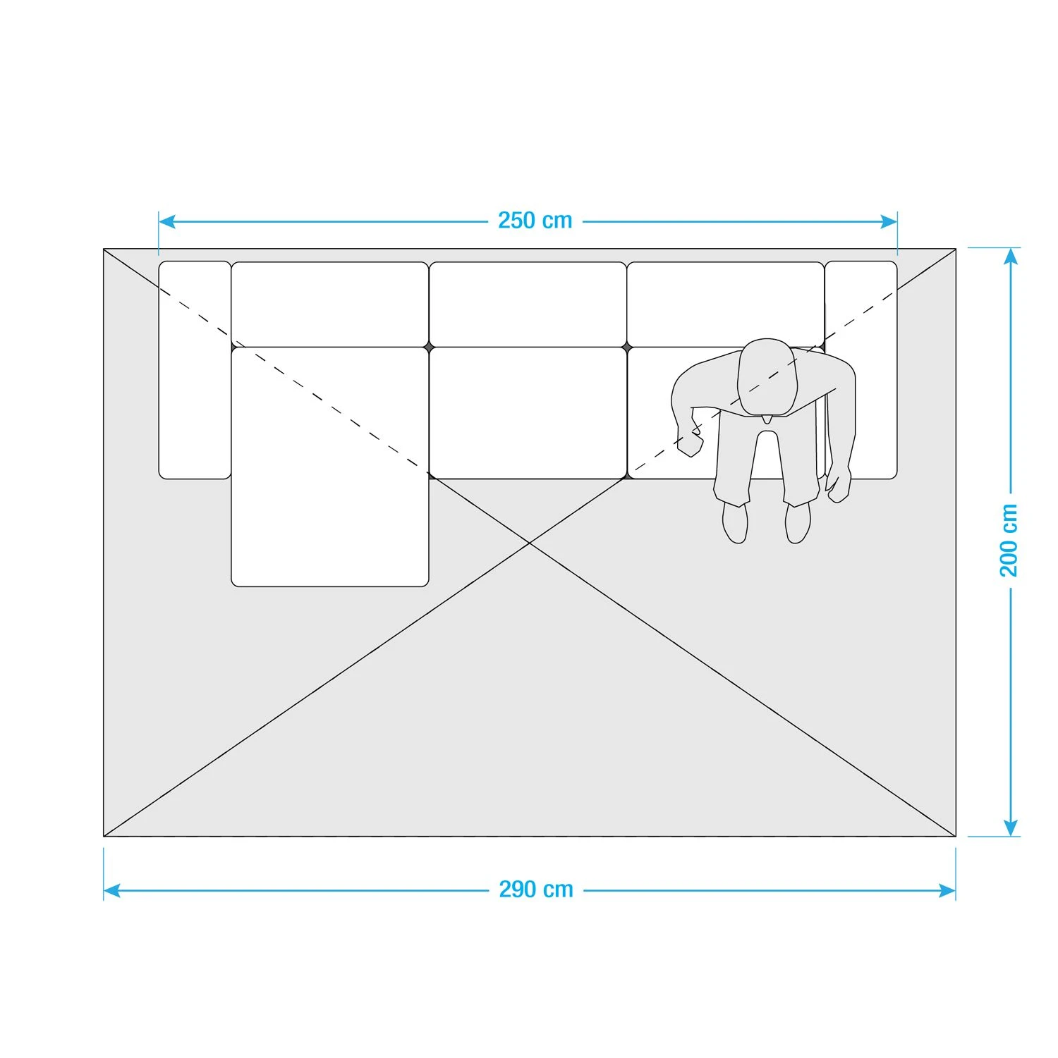 Astra Teppich Samoa II - Grau - 200 x 290 cm 2 Astra Teppich Samoa II - Grau - 200 x 290 cm – Bild 2
