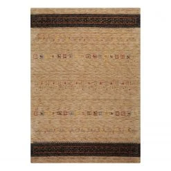 THEKO die markenteppiche Wollteppich Lori Star Gold - Wolle - Beige